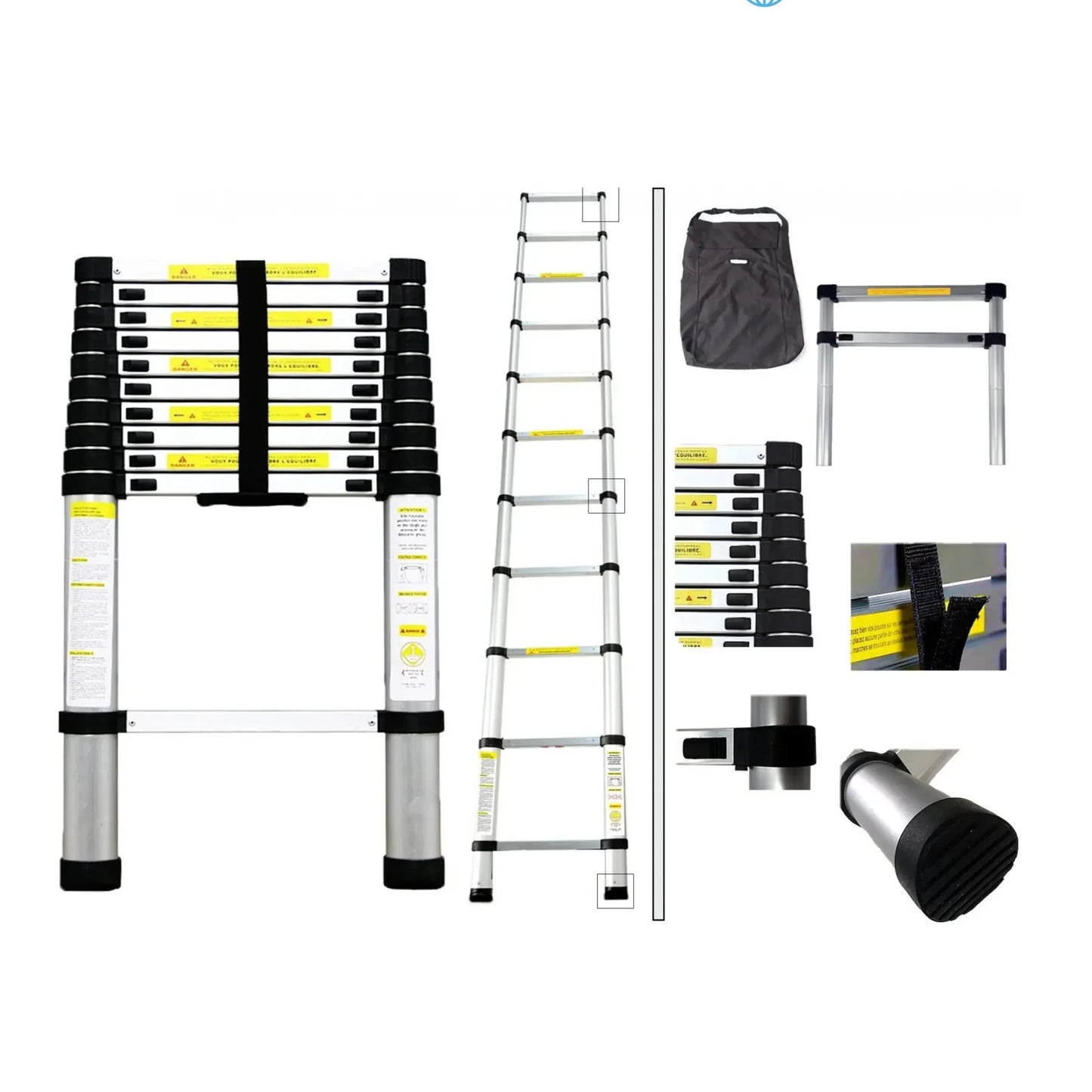 Echelle télescopique de 3,8 m